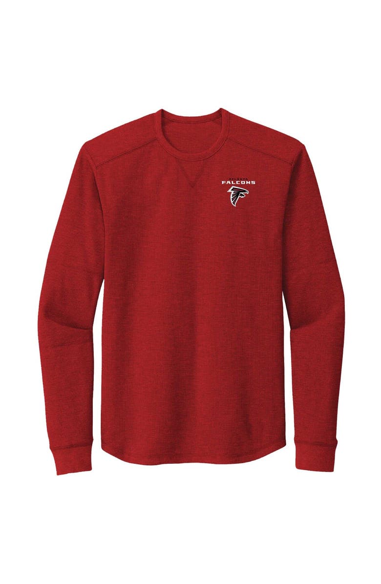 DUNBROOKE Men's Dunbrooke Red Atlanta Falcons Cavalier Thermal Long Sleeve T-Shirt, Main, color,