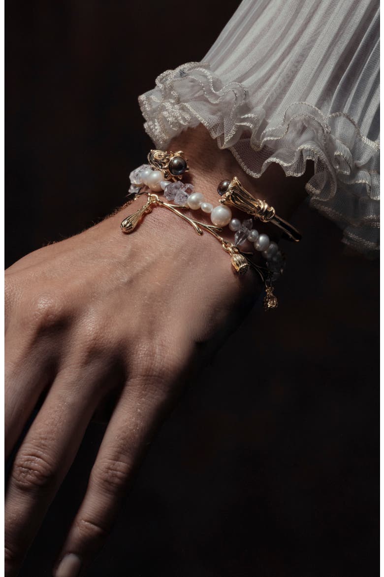 Spell Botanicals Bracelet, Alternate, color, METALLIC GOLD