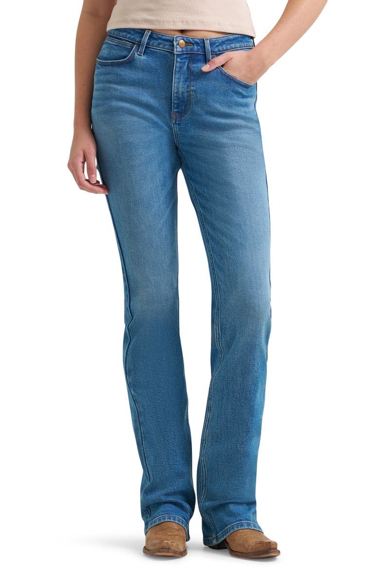 Western High Waist Bootcut Jeans, Main, color, CHARLOTTE