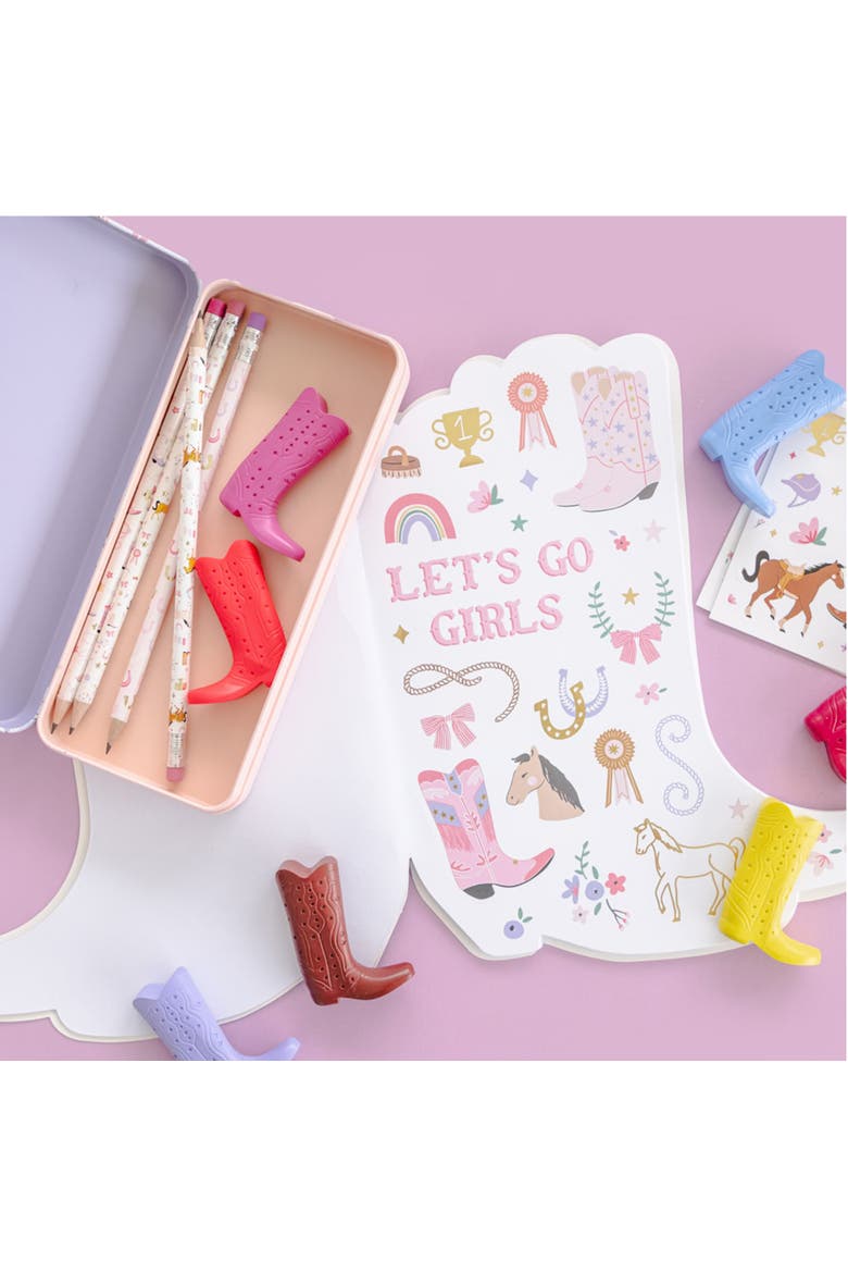 Back to School Cowgirl Pencil Set, Alternate, color, Assorted Pre-Pack