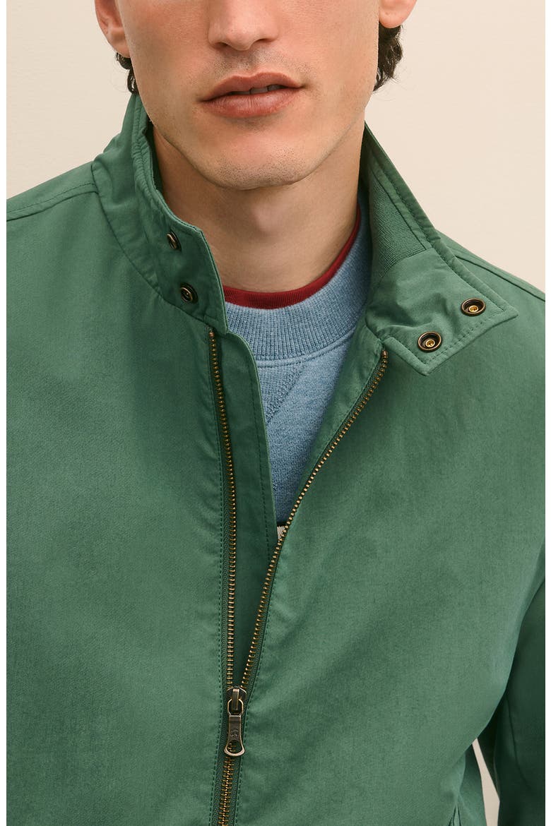 Cotton Blend Jacket, Alternate, color, MALLARD GREEN
