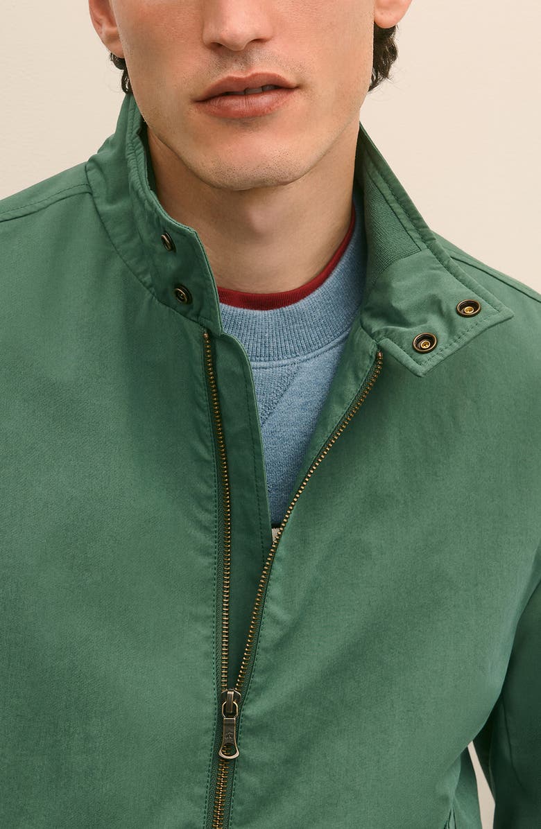Brooks Brothers Cotton Blend Jacket, Alternate, color, Mallard Green