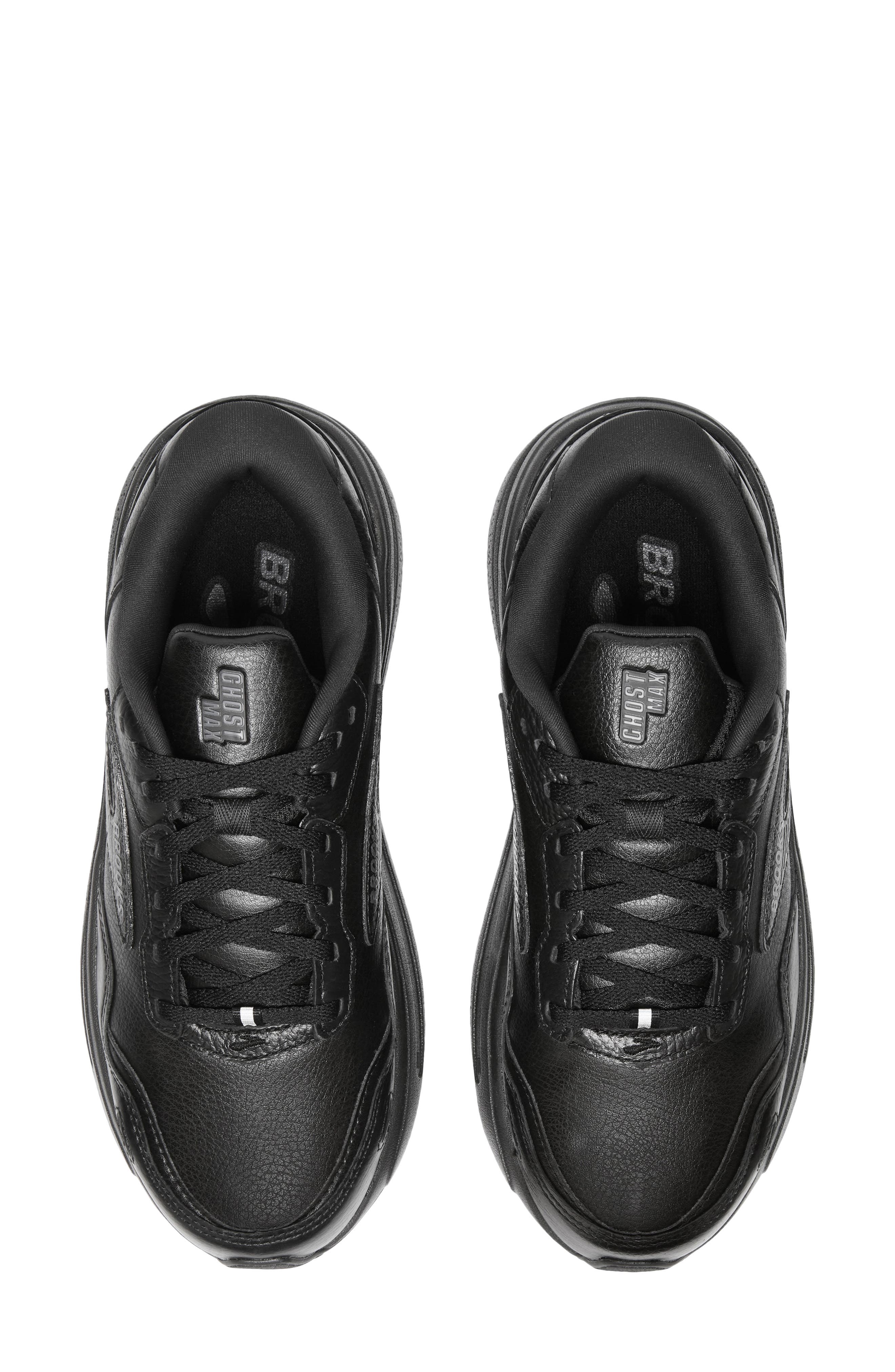Brooks Ghost Max Sneaker, Alternate, color, Black/Black