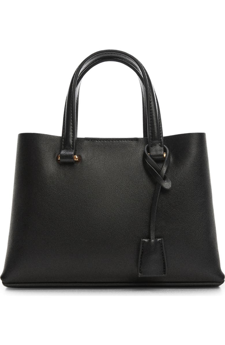 MANGO Faux Leather Crossbody Bag, Main, color,