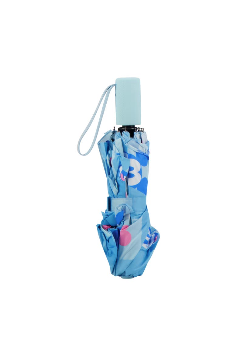 Mickey Mouse Adult Rain Umbrella  39" Automatic Folding, Compact & Travel-Friendly, Alternate, color, BLUE
