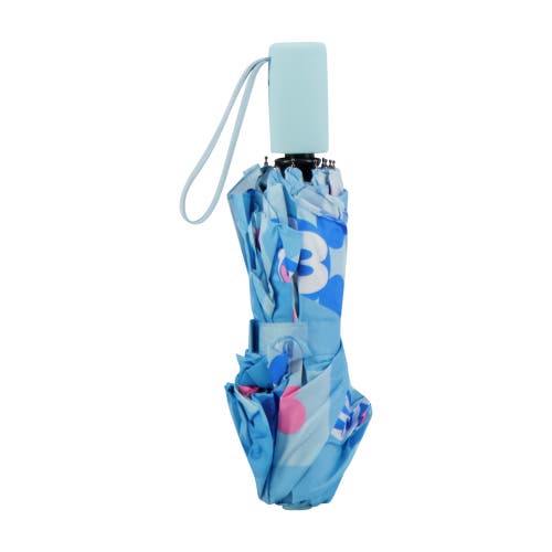 Disney Mickey Mouse Adult Rain Umbrella 39" Automatic Folding, Compact & Travel-friendly In Brown