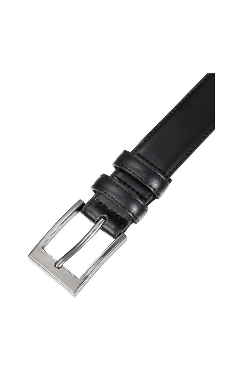Mio Marino Dual Loop Leather Dress Belt, Alternate, color, Black