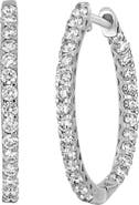 Bony Levy Audrey Inside Out Diamond Hoop Earrings
