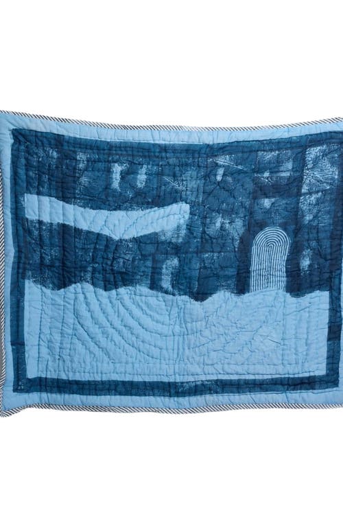 CQC LA High Tide Baby Quilt - Baby in Blue  product