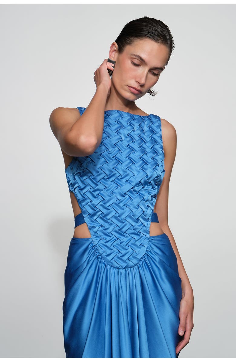 Et Ochs Magdalen Gown, Alternate, color, Ocean