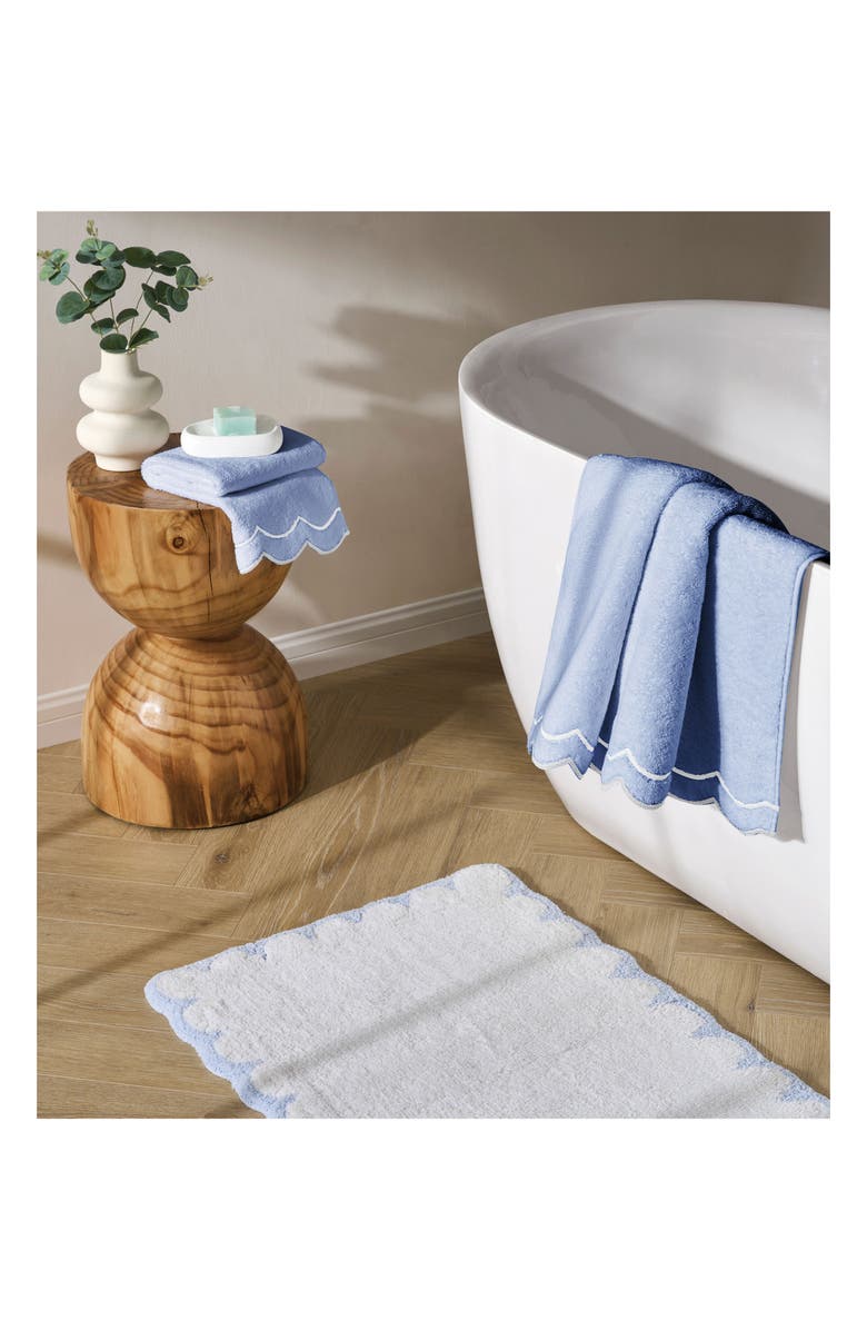 Peri Home Scallop Hand Towel, Alternate, color,