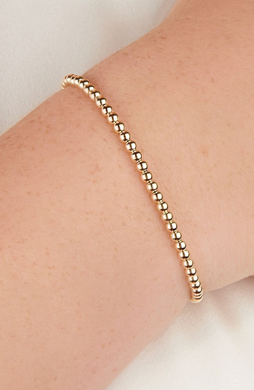 Little Sky Stone Shimmer 14k Gold Filled Bead Bracelet