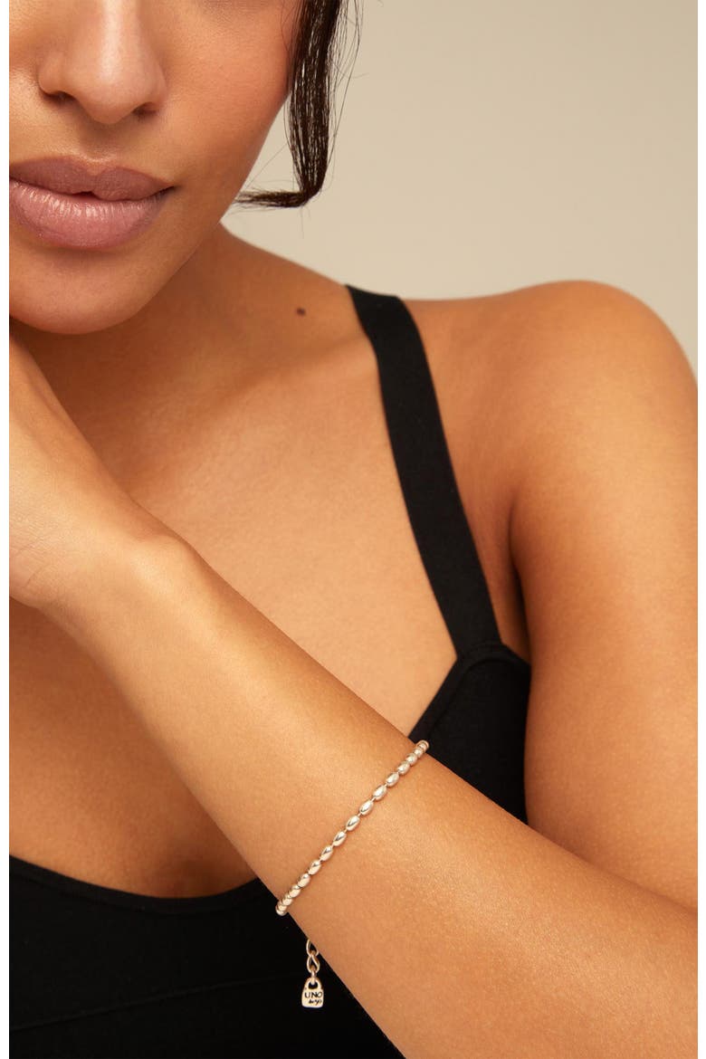 Oval Loop Bracelet, Alternate, color, Silver