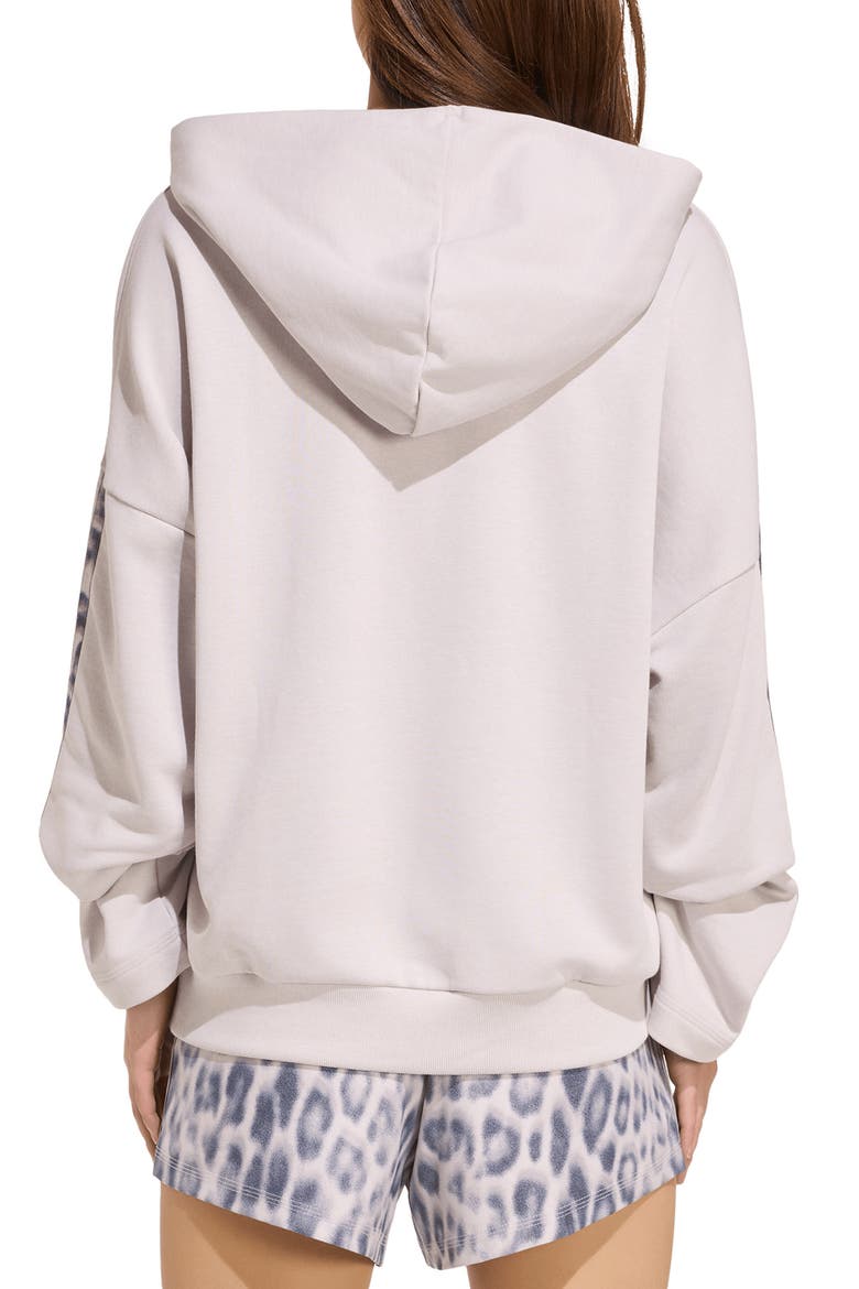Printed 3-Stripe Hoodie, Alternate, color, ICE PURPLE/ MULTICOLOR