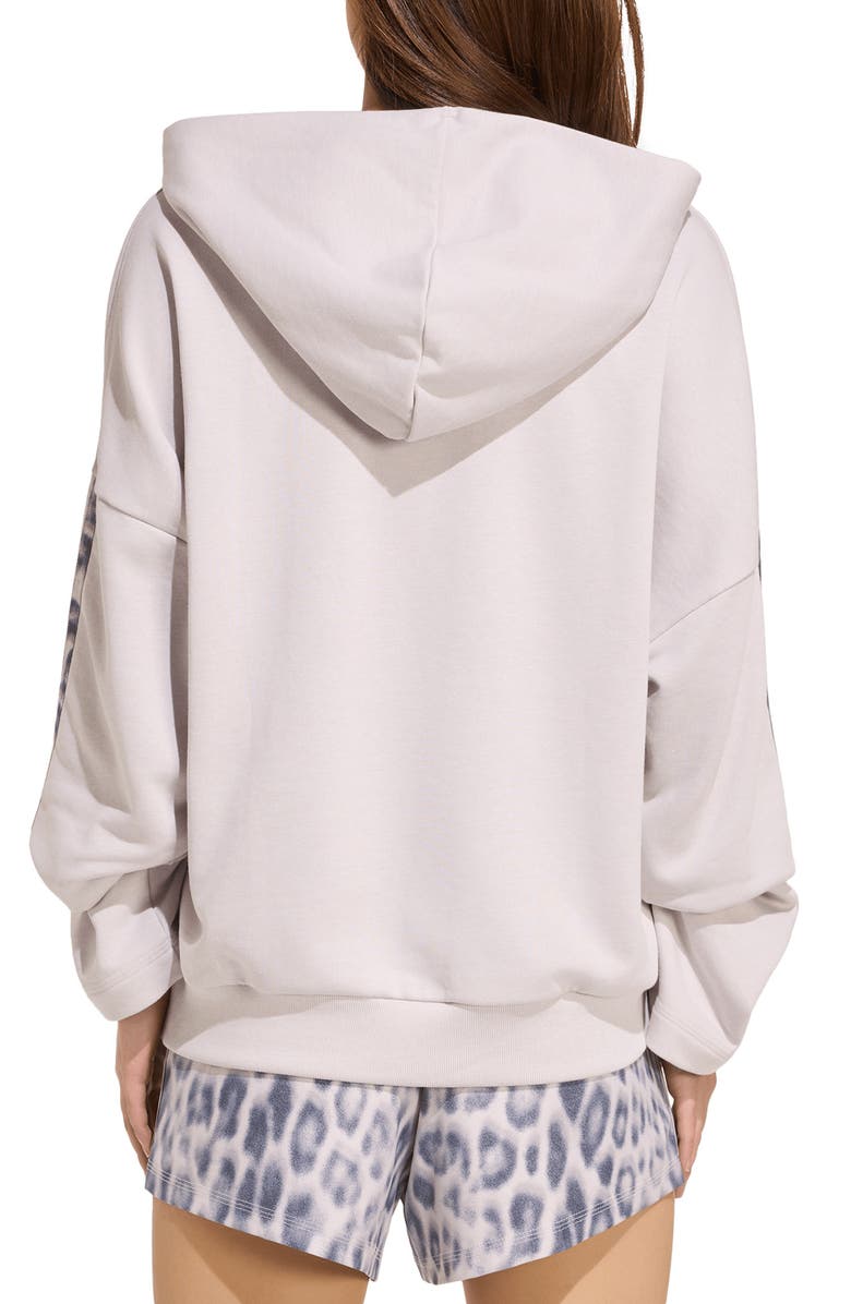 adidas Printed 3-Stripe Hoodie, Alternate, color, Ice Purple/ Multicolor