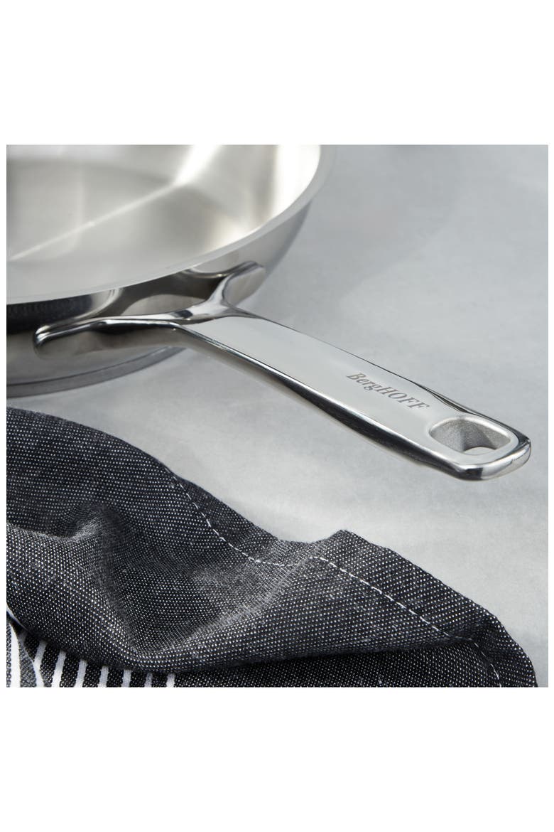 DiNA Helix 3-Piece Fry Pans, Alternate, color, SILVER