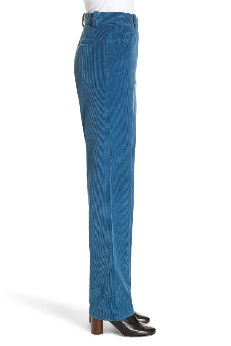 Corduroy Trousers, Alternate, color, WAVE