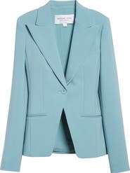 Michael Kors Collection Peak Lapel Wool Blend Blazer