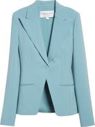 Michael Kors Collection Peak Lapel Wool Blend Blazer