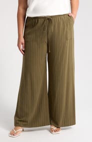 Renee C Stripe Wide Leg Pants