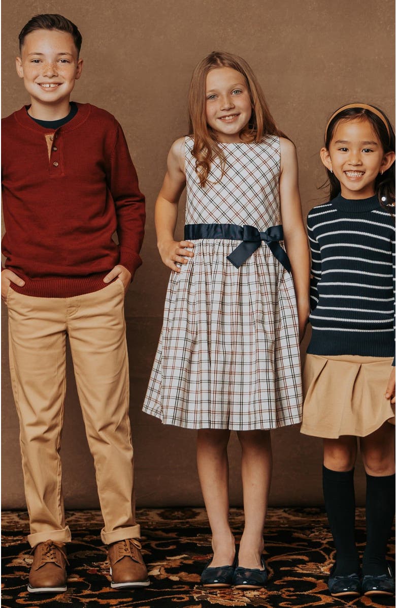 Hope & Henry Girls' Ponte Pleated Skort, Toddler, Alternate, color, 