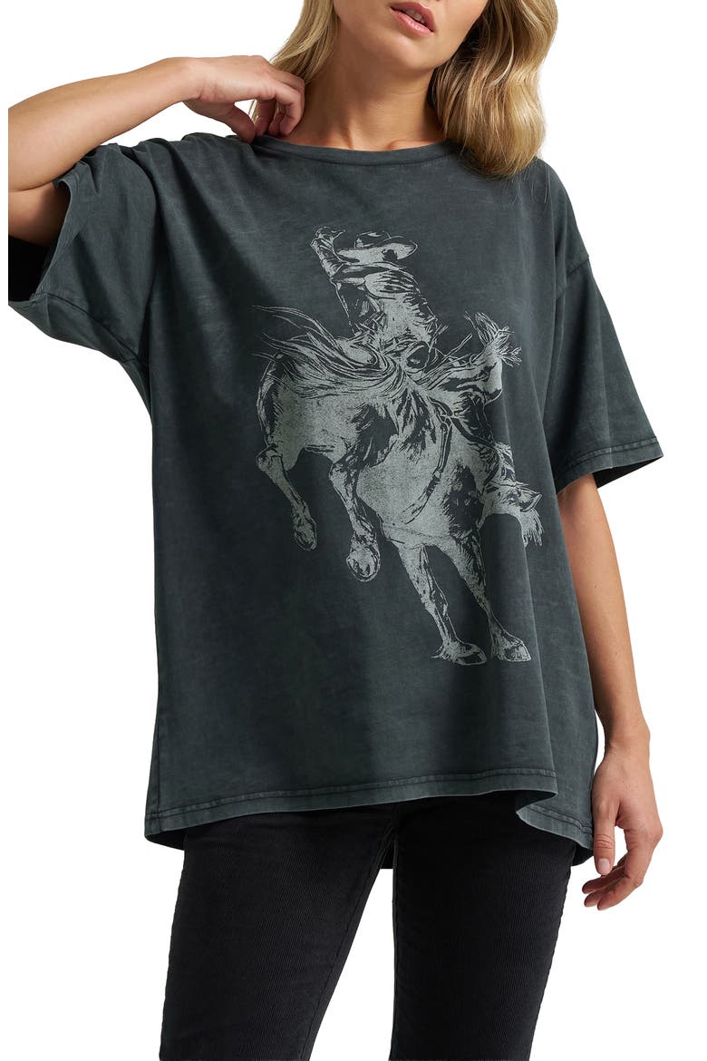 Western Graphic T-Shirt, Alternate, color, JET BLACK