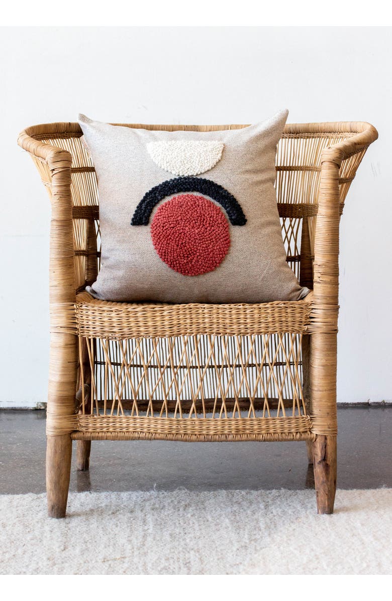 kanju Interiors AfriScandi Sunrise Throw Pillow, Main, color, Natural