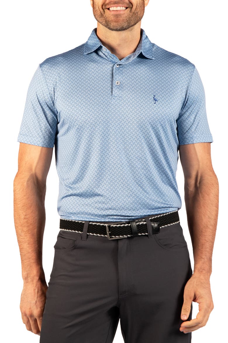 Football Performance Polo, Alternate, color, LIGHT BLUE