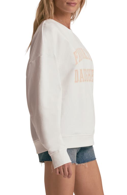 FAVORITE DAUGHTER FAVORITE DAUGHTER COLLEGIATE COTTON BLEND SWEATSHIRT