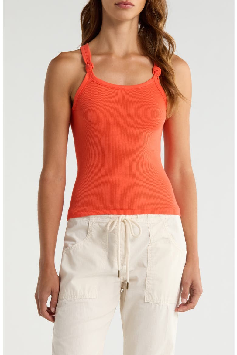 Knotted Rib Tank, Main, color, APEROL