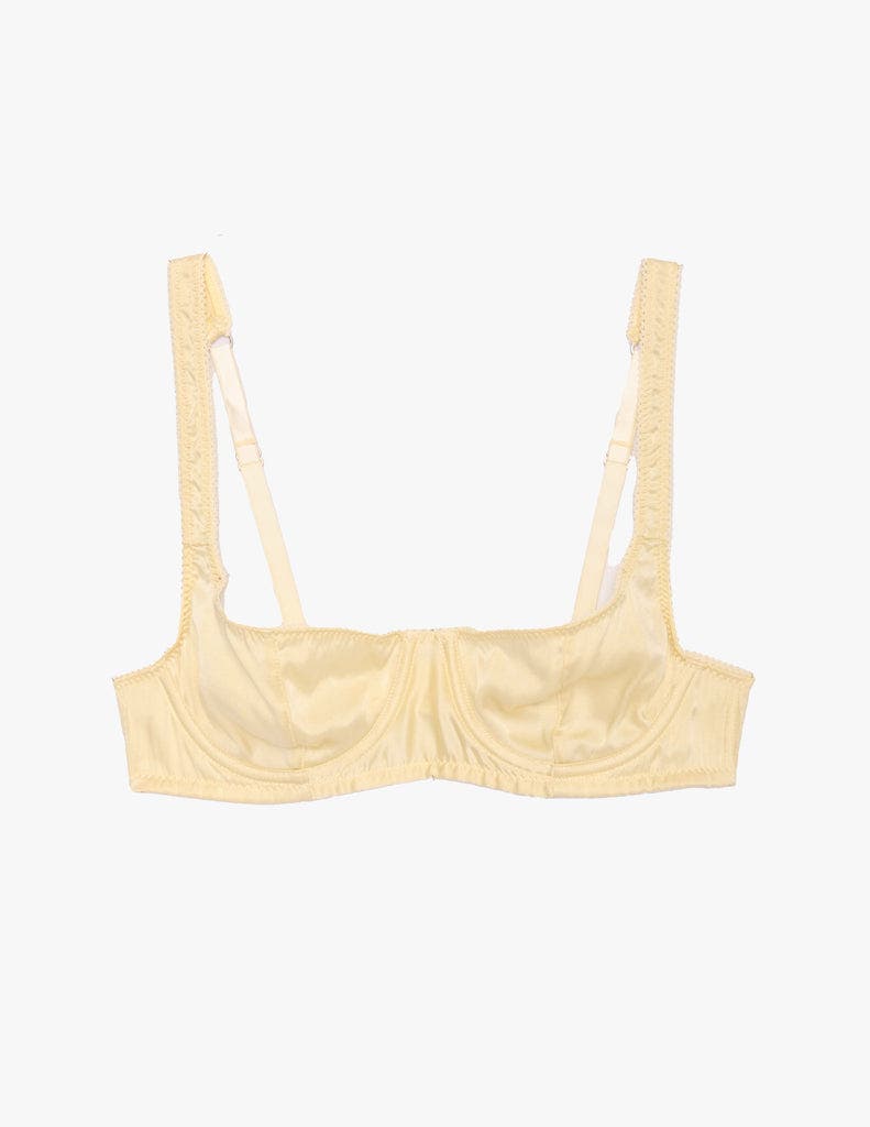 off white yellow bra