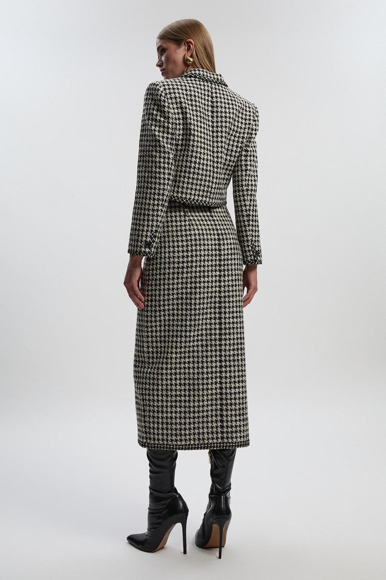 Tweed Belted Pencil Skirt, Alternate, color, Multi