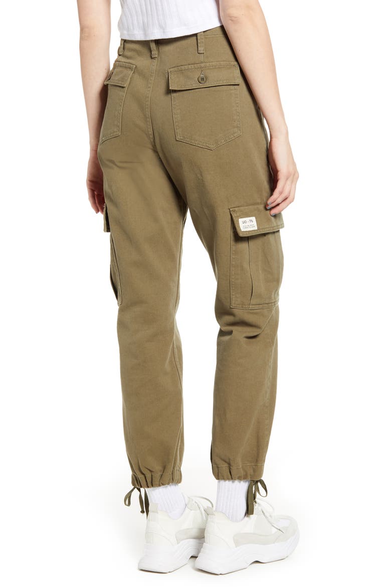Authentic Twill Cargo Pants, Alternate, color, OLIVE