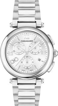 FERRAGAMO Legacy Chronograph Bracelet Watch, 40mm