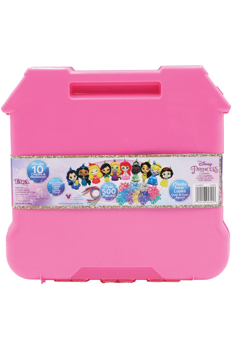 Deluxe Sparkling Necklace Set Disney Princess, 520 Piece Diy Jewelry Kit, Alternate, color, Multicolored