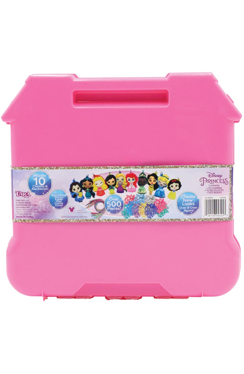 Tara Toy Deluxe Sparkling Necklace Set Disney Princess, 520 Piece Diy Jewelry Kit, Alternate, color, Multicolored