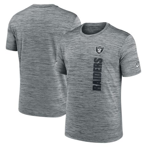 Men's Nike Gray Las Vegas Raiders 2024 Sideline Velocity Performance T-Shirt