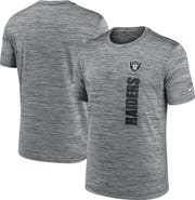 Nike Men's Nike Gray Las Vegas Raiders 2024 Sideline Velocity Performance T-Shirt