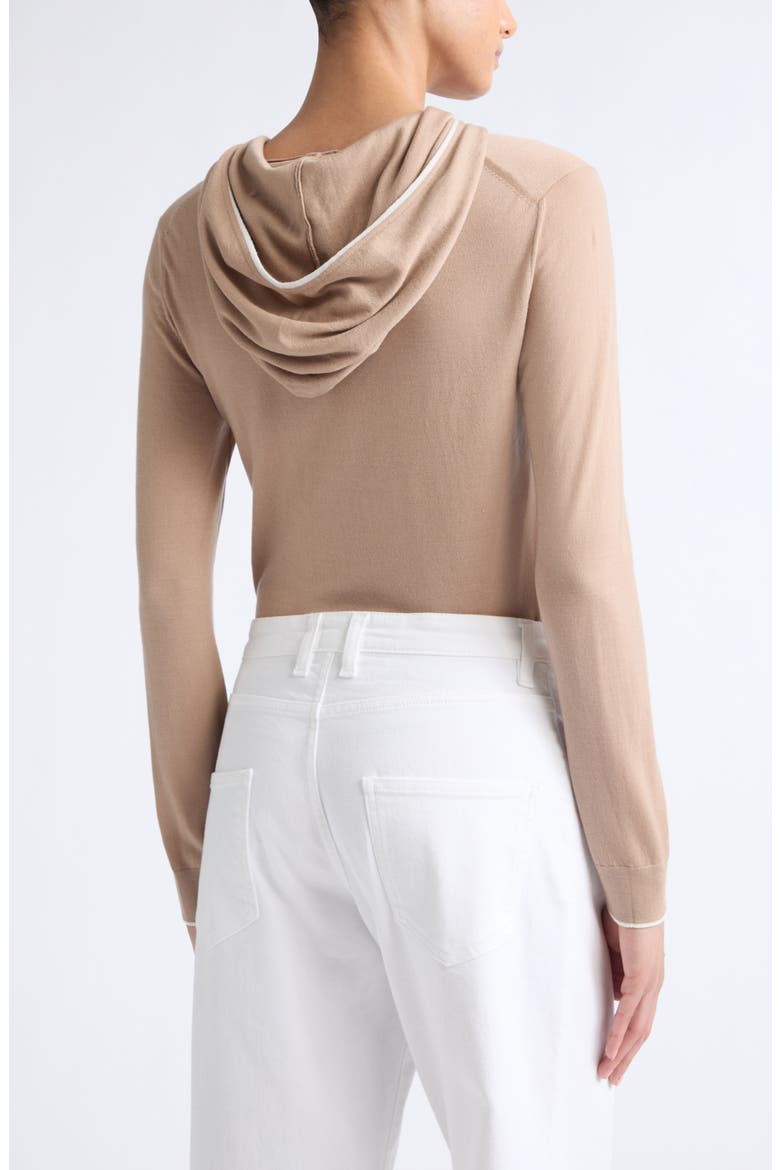 Merino Wool Hoodie, Alternate, color, 04A-01 CAMEL WHITE