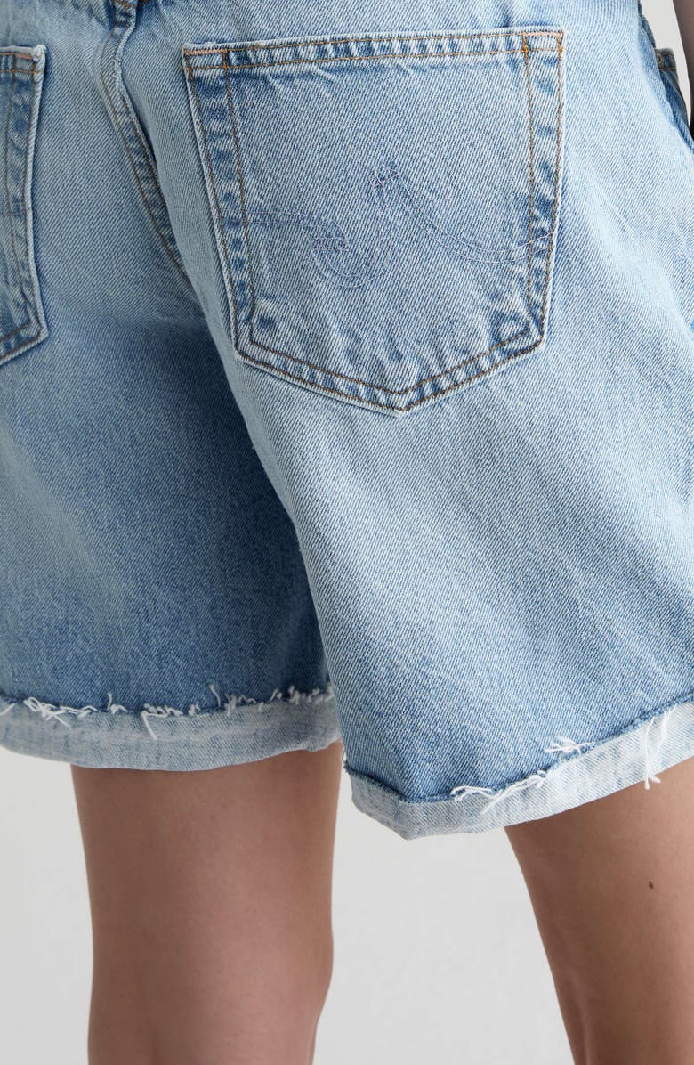 AG Ex-Boyfriend Mid Thigh Denim Cutoff Shorts, Alternate, color, Soft Focus