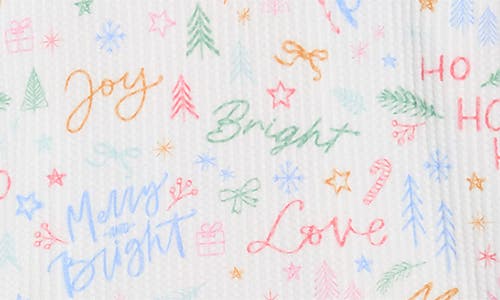 Pj Salvage Ski Jammie Classics Pajamas In White