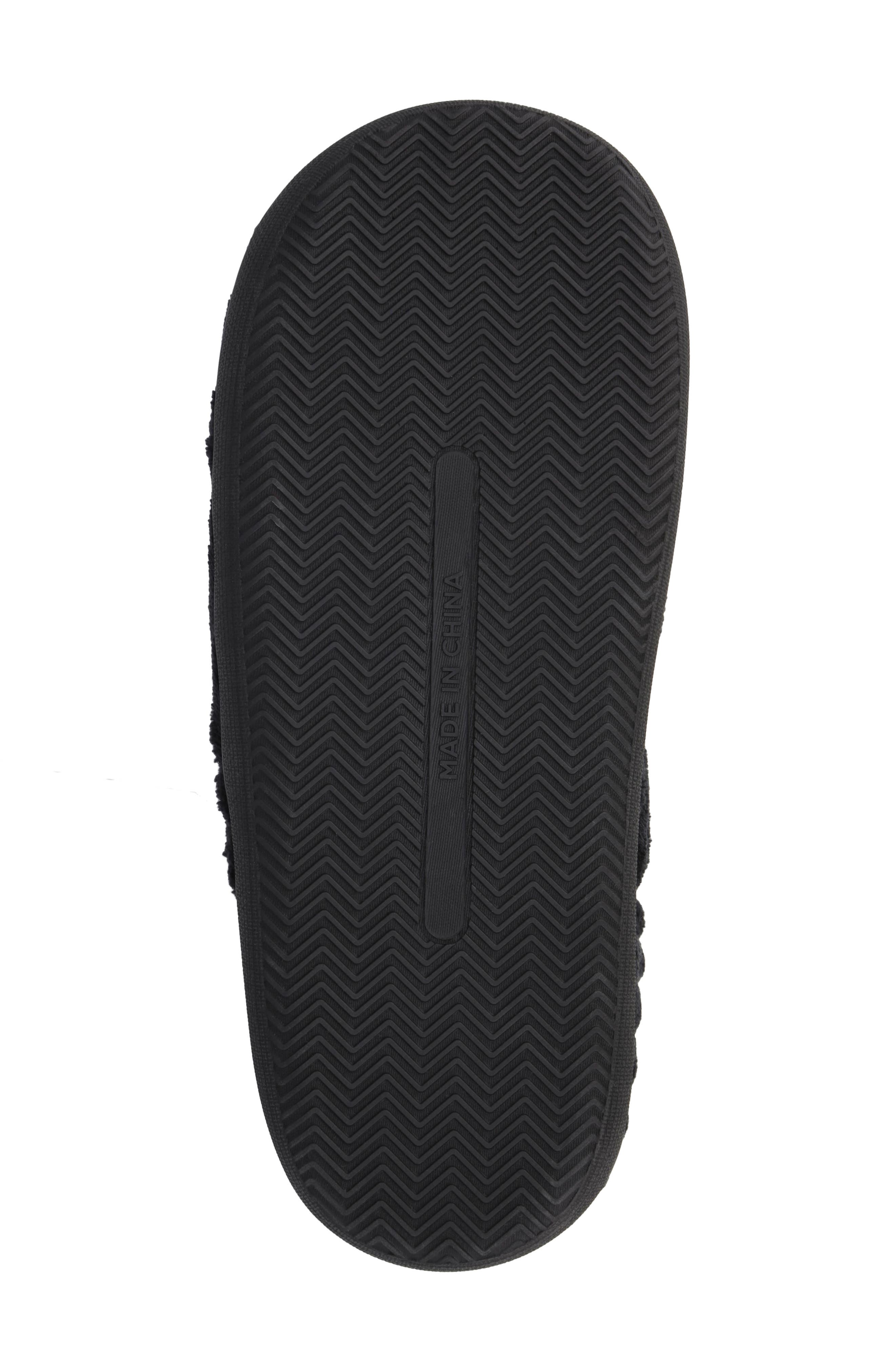 MIA Plushy Slipper Bootie, Alternate, color, Black