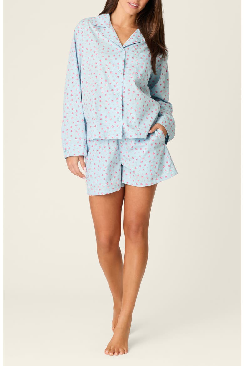 After Party Short Pajamas, Main, color, DREAM BLUE