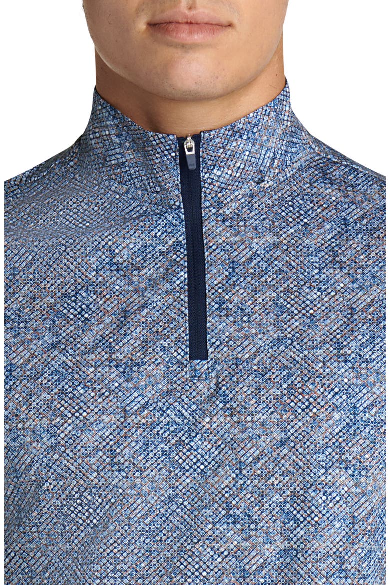 OoohCotton® Quarter Zip Pullover, Alternate, color, NAVY