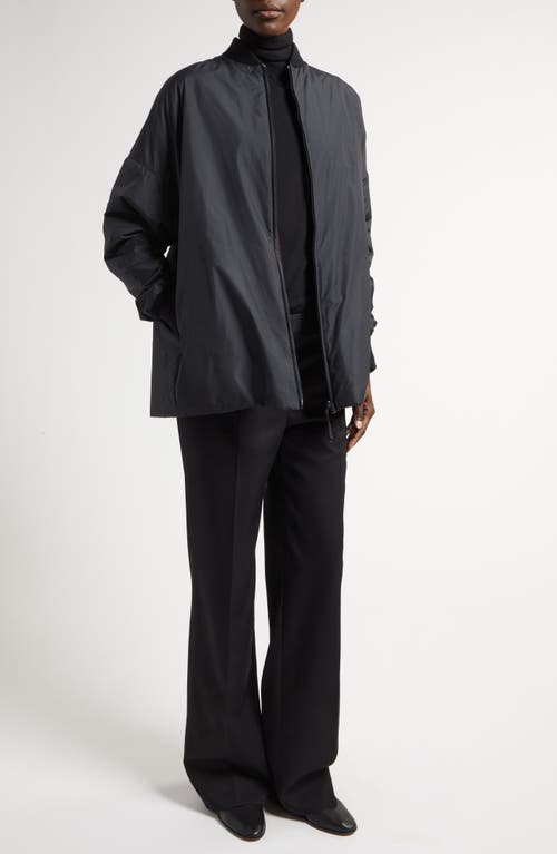 The Row Vito Oversize Jacket In Black