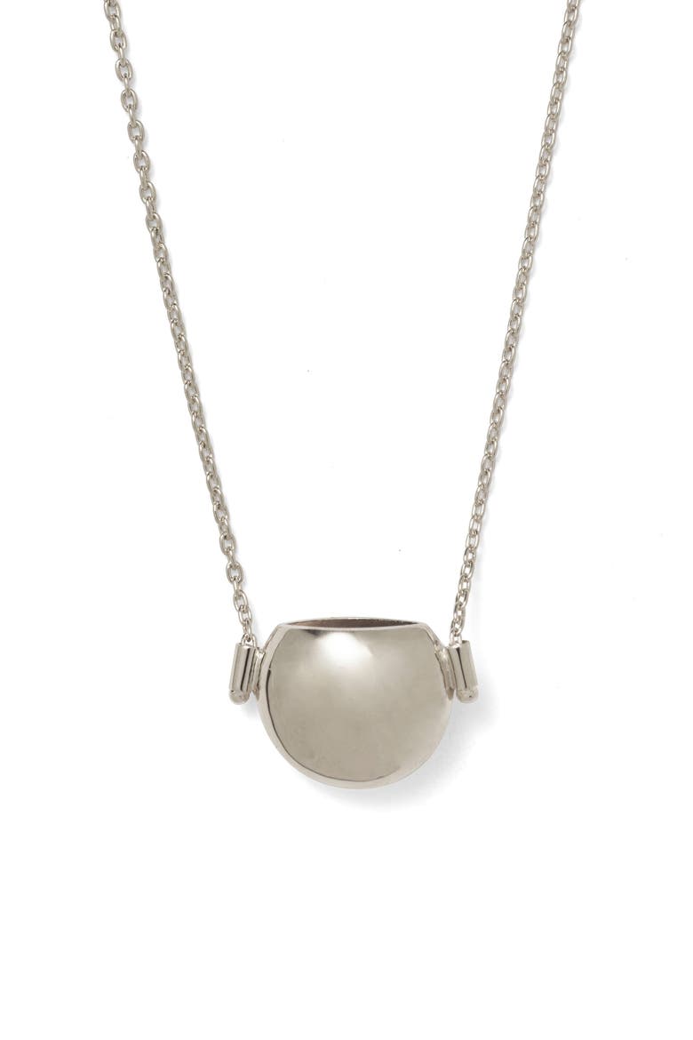 Relic Pendant Necklace, Main, color, SILVER