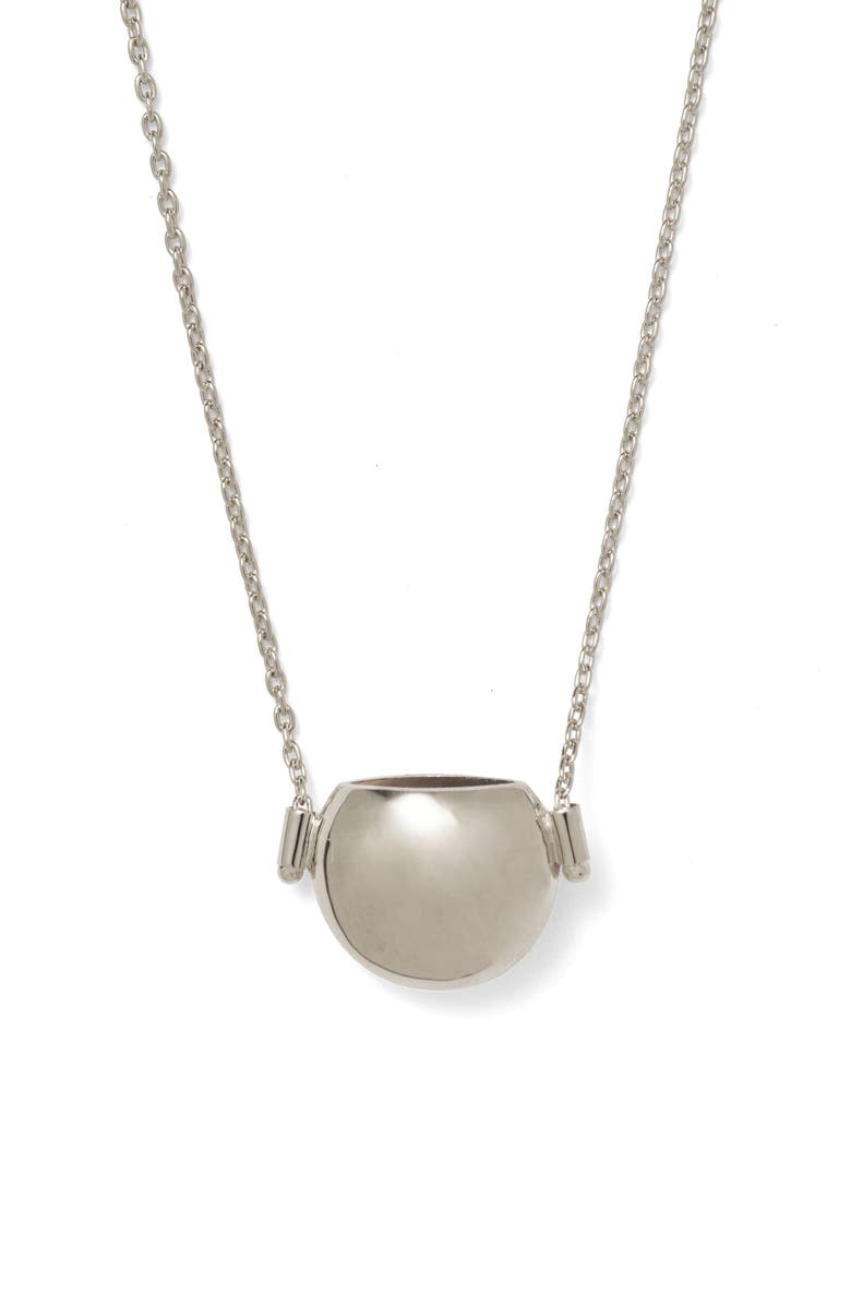 Lady Grey Relic Pendant Necklace, Main, color, Silver