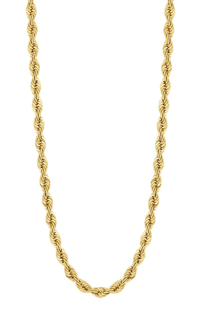 Bony Levy Men's 14K Gold Rope Chain Necklace, Main, color, 
