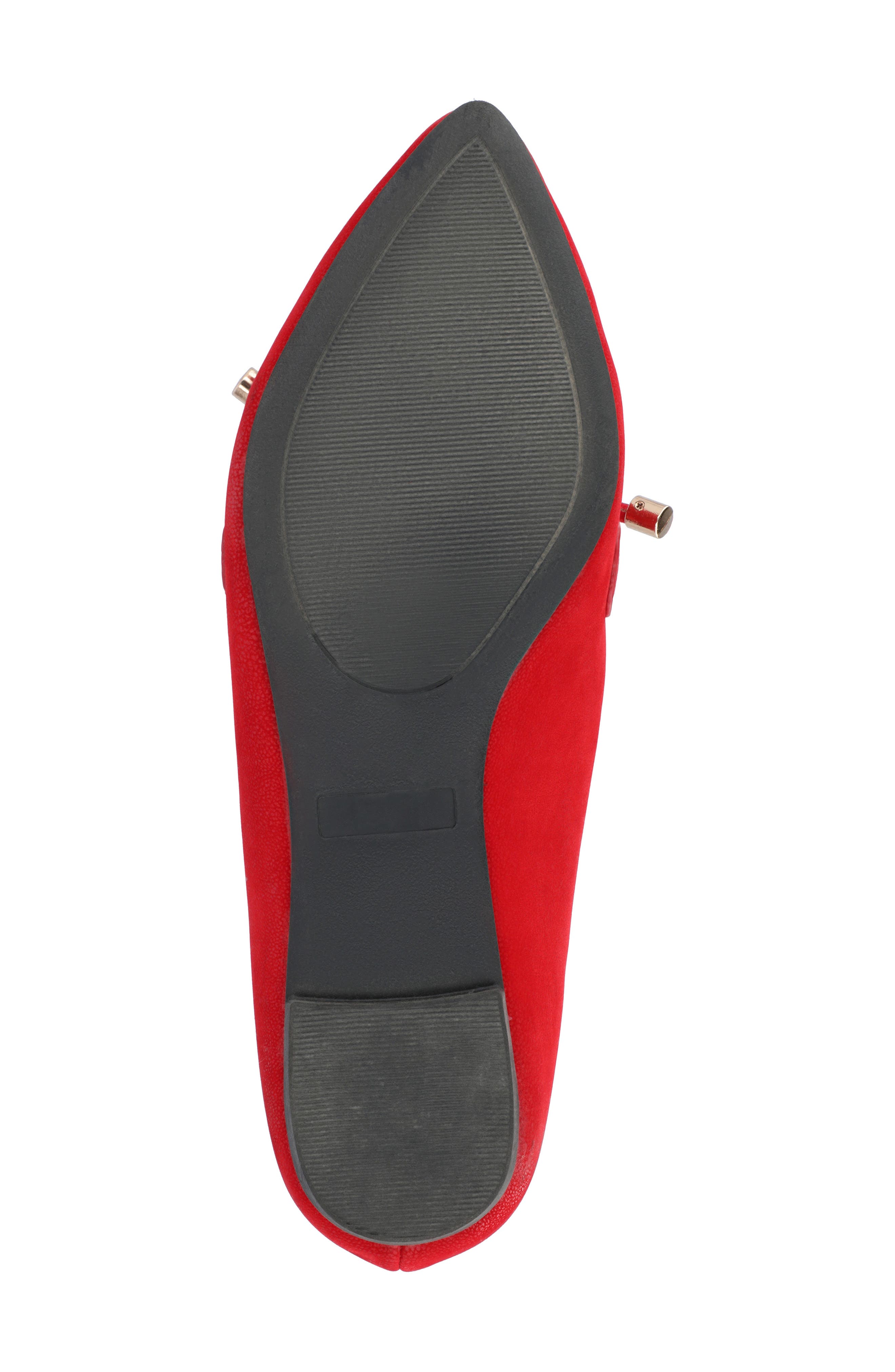 Journee Collection Muriel Flat - Narrow Width, Alternate, color, Red