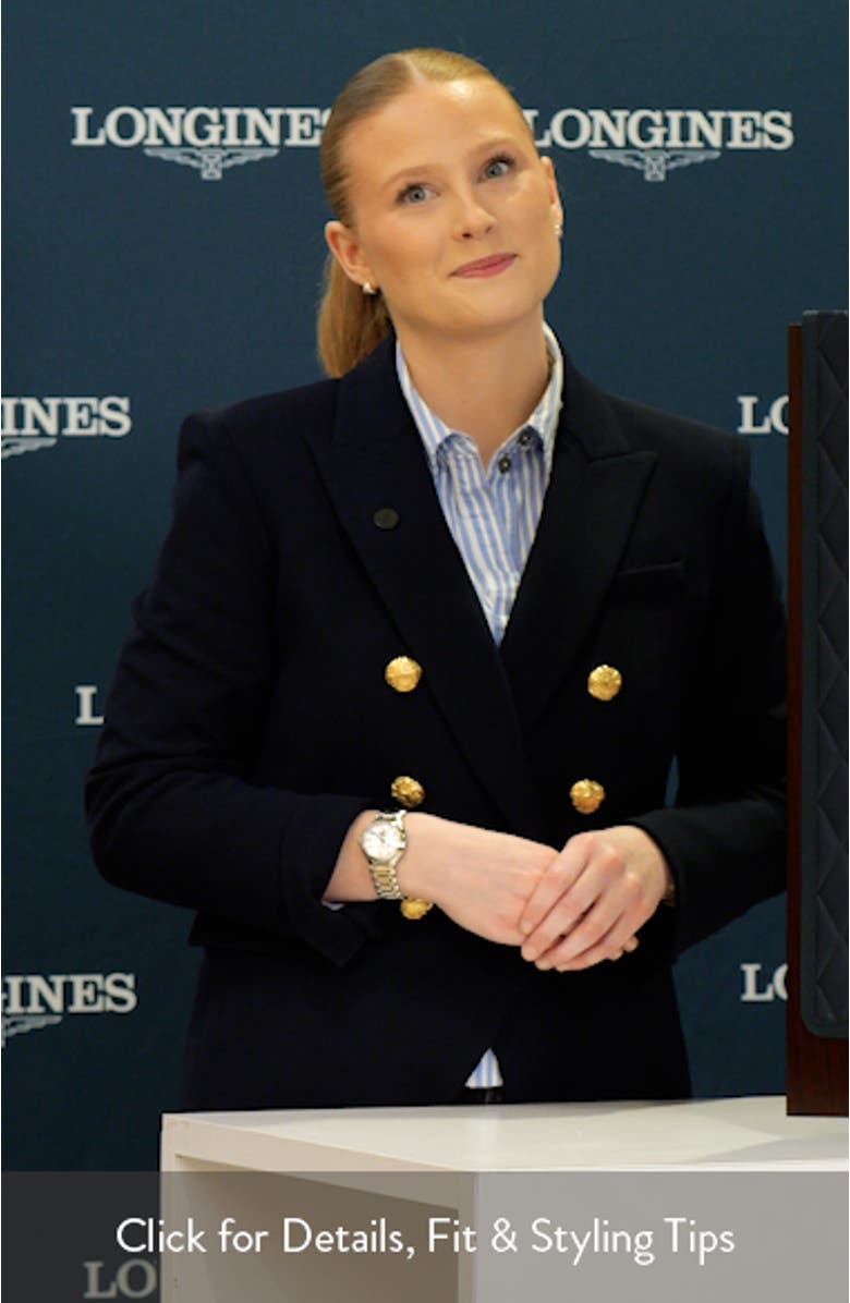 PrimaLuna Moonphase Bracelet Watch, 34mm, sales video thumbnail